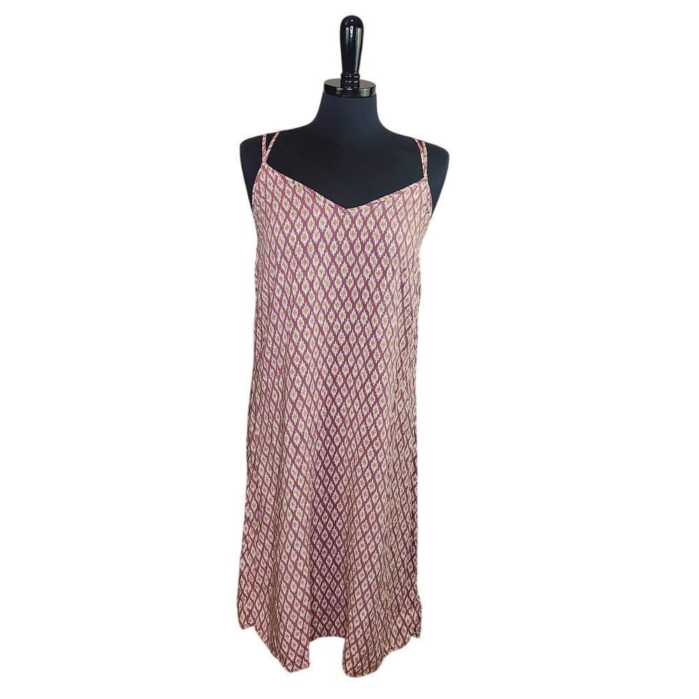 GAP Midi Dress Sundress Strappy Lightweight Summer Resort Coastal Boho
